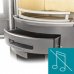 Contura 620T:2 Style - серая печь из талькомагнезита с чугунной дверцей, передняя крышка