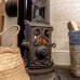 Petit Godin (Петит Годэн) 3121-А - дровяная печь-буржуйка с отделкой из майолики