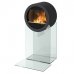 Me Glass - камин-печь в стиле Хай-Тек с боковыми стеклами