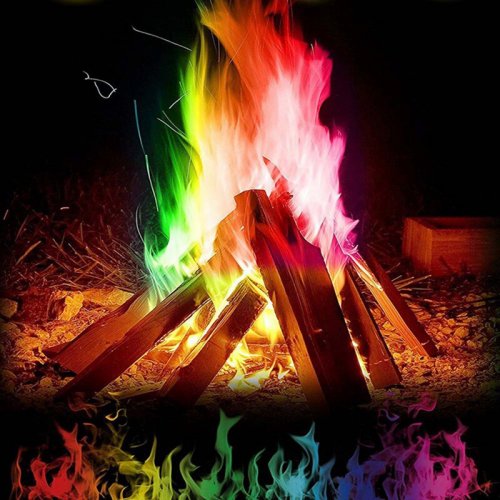 Как украсить пламя камина