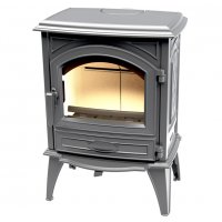 540W - чугунная печка со стеклянной дверцей