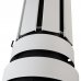 LOFT - 20 - круглый камин с черно-белым куполом, круговая дровница