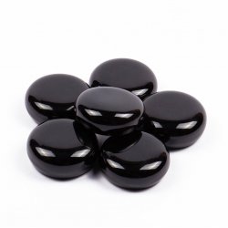 Декоративные керамические камни SteelHeat черные M