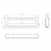 WALL LONG 1800 - горизонтальный биокамин с цельносварным корпусом из стали